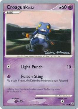 Croagunk NV.13 (60/100) (Intimidación - Tristan Robinson) [Campeonato Mundial 2008]