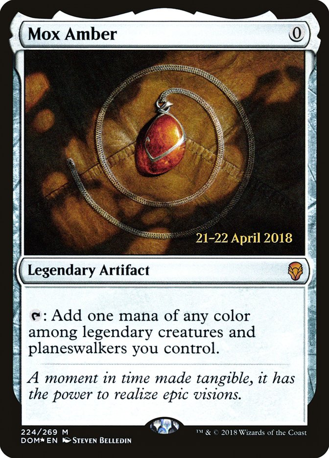 Mox d'ambre [Promos d'avant-première Dominaria]