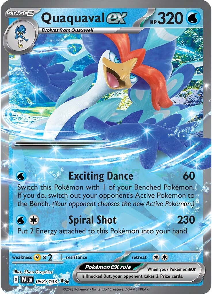 Quaquaval ex (052/193) [Escarlata y Púrpura: Evolución en Paldea]