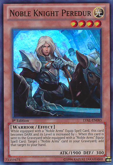 Chevalier Noble Peredur [LVAL-FR085] Super Rare