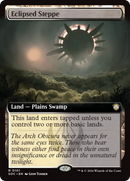 Estepa eclipsada (arte extendido) [Commander: Secretos de Strixhaven]