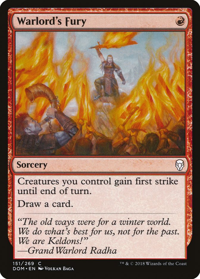 Fureur du seigneur de guerre [Dominaria]