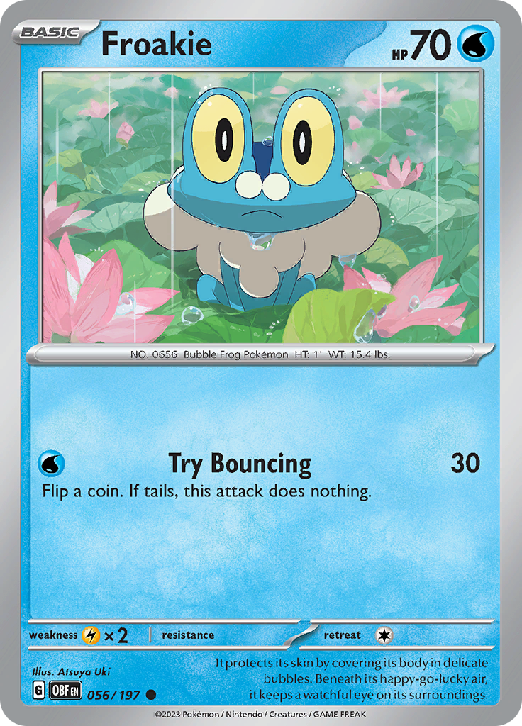 Froakie (056/197) [Escarlata y Púrpura: Llamas Obsidianas]
