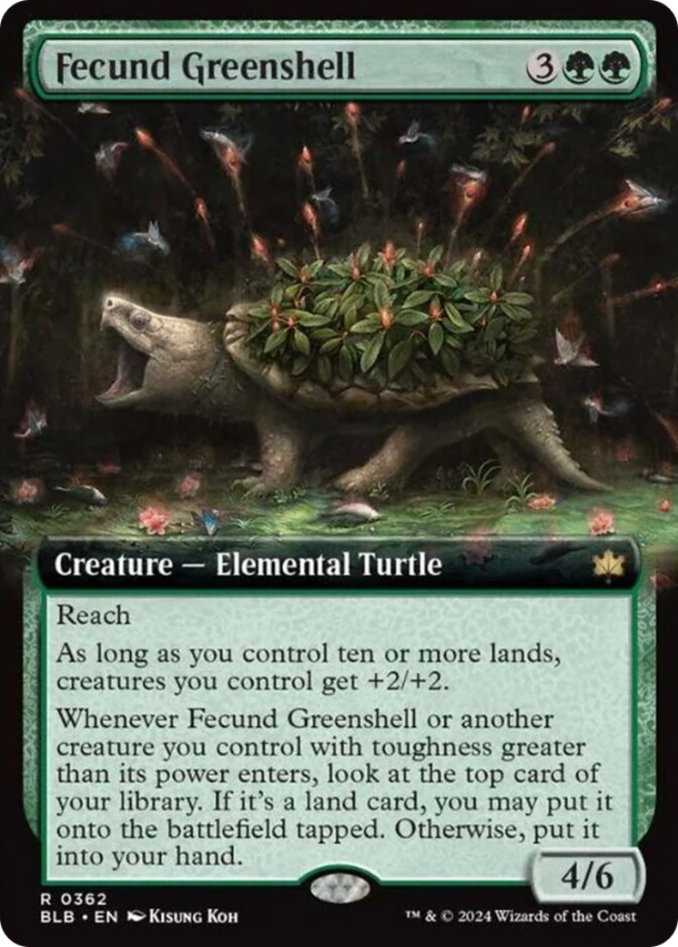 Verdetente féconde (Extended Art) [Bloomburrow]
