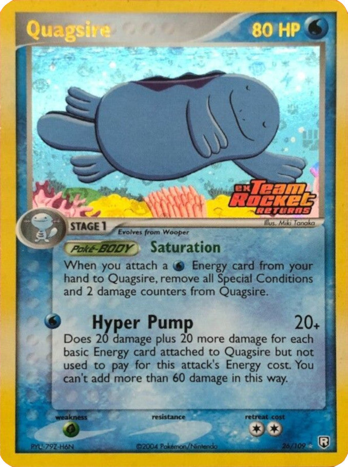 Quagsire (26/109) (Sellado) [EX: Team Rocket Returns]