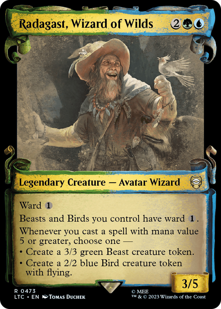 Radagast, sorcier des prés sauvages [Le Seigneur des Anneaux : Contes de la Terre du Milieu Commander Showcase Parchemins]