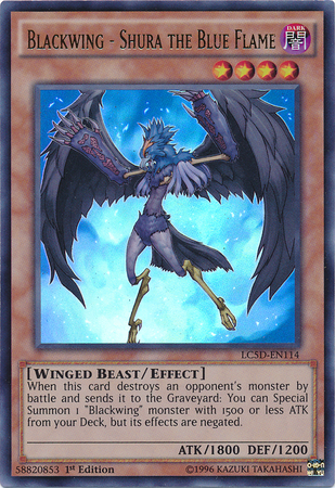 Blackwing - Shura la Llama Azul [LC5D-EN114] Ultra Rara