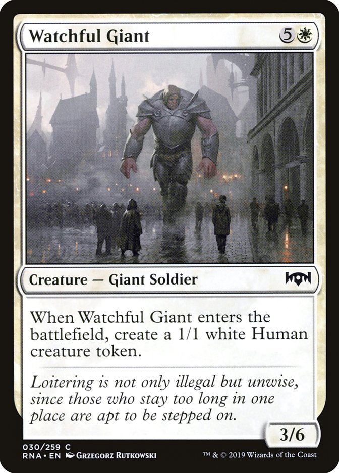 Géant vigilant [Allégeance de Ravnica]