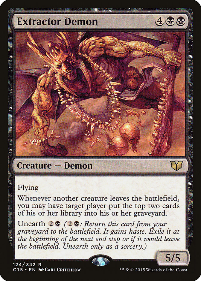 Démon extracteur [Commander 2015]