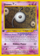 Unown [P] (58/105) [Neo Destiny 1ª edición]