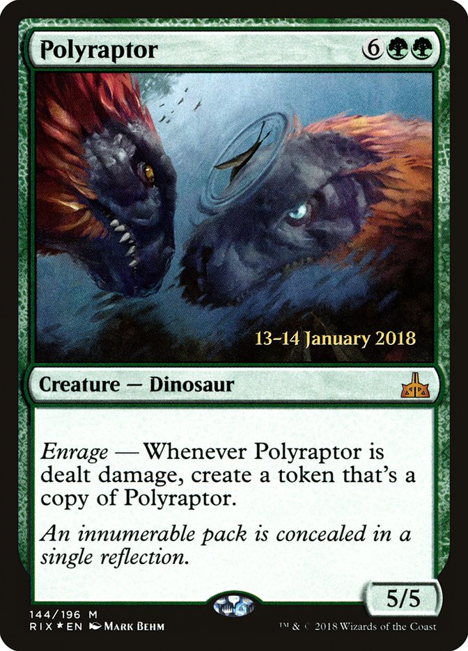Polyraptor [Cartes promo d'avant-première Les Combattants d'Ixalan]