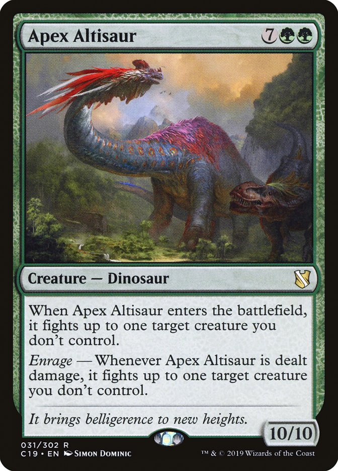 Ápex Altisaurio [Commander 2019]