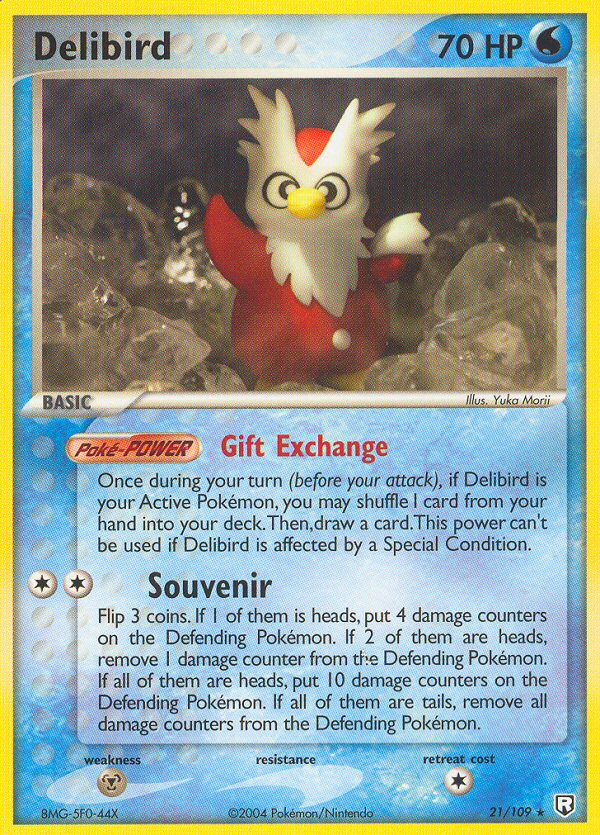 Delibird (21/109) [EX: Team Rocket Regresa]