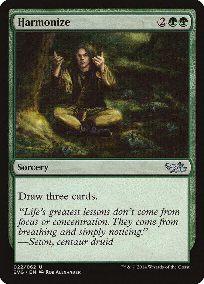 Armonizar (Elfos vs. Goblins) [Duel Decks Anthology]