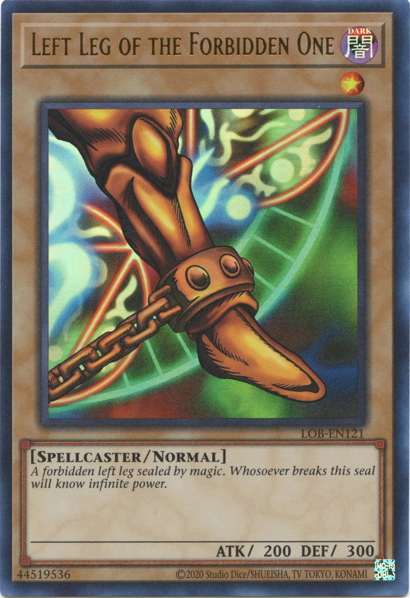 Jambe Gauche de L'Exodia (25th Anniversary) [LOB-FR121] Ultra Rare