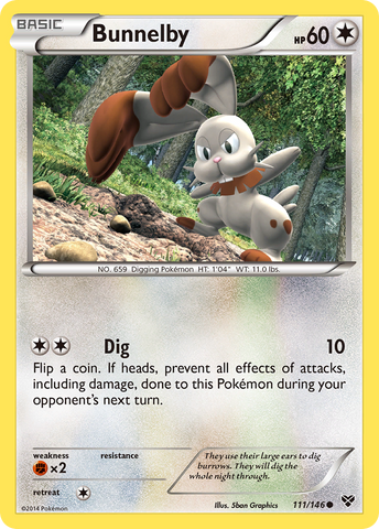 Bunnelby (111/146) [XY: Set Básico]