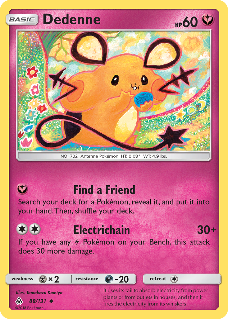 Dedenne (88/131) [Soleil et Lune : Lumière Interdite]