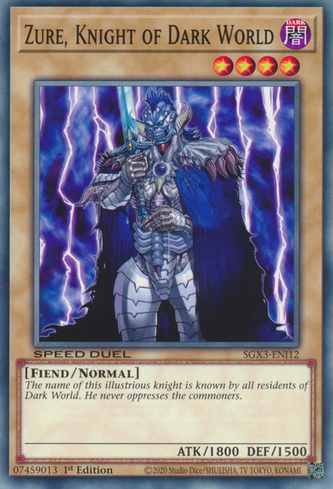 Zure, Caballero del Mundo Oscuro [SGX3-ENI12] Común