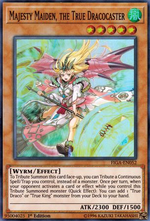 Majesty Maiden, la Dracocaster Verdadera [FIGA-EN052] Súper Rara