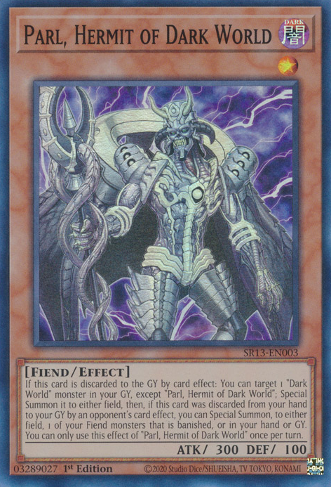 Parl, l'Ermite du Monde Ténébreux [SR13-FR003] Super Rare