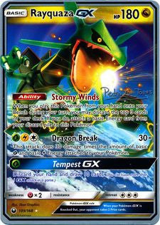 Rayquaza GX (109/168) (Dragons et Ombres - Pedro Eugenio Torres) [Championnats du Monde 2018]