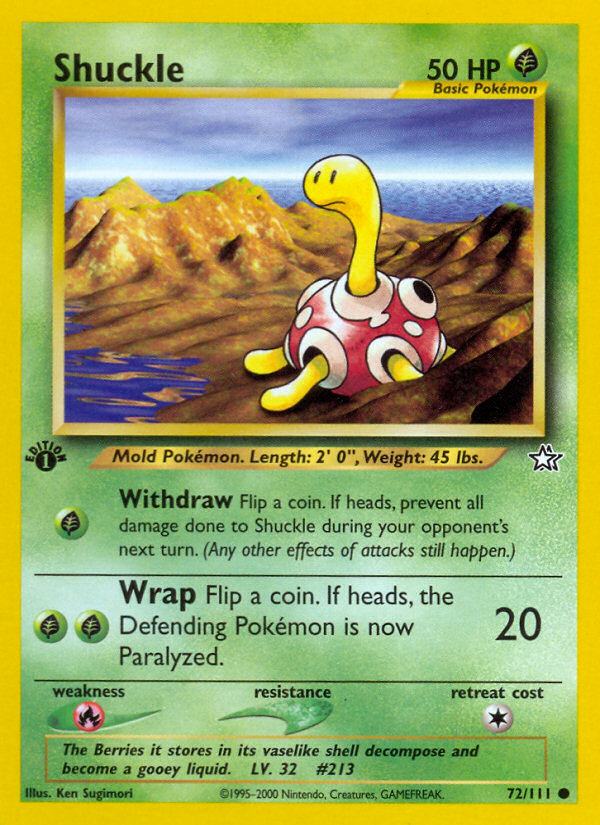 Shuckle (72/111) [Néo Genesis 1re édition]