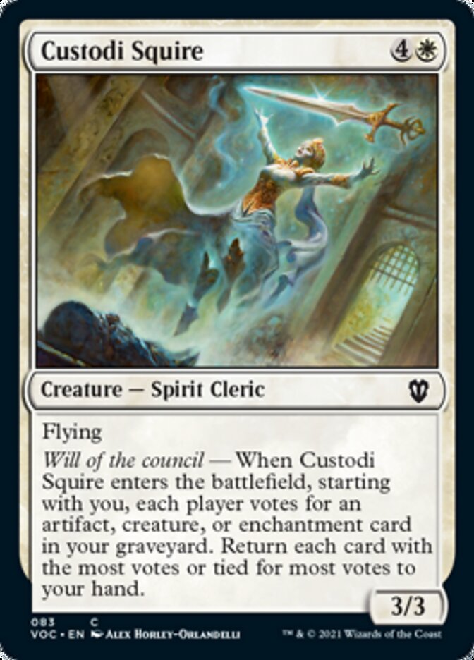 Écuyer custode [Innistrad : Commander la Nuit écarlate]