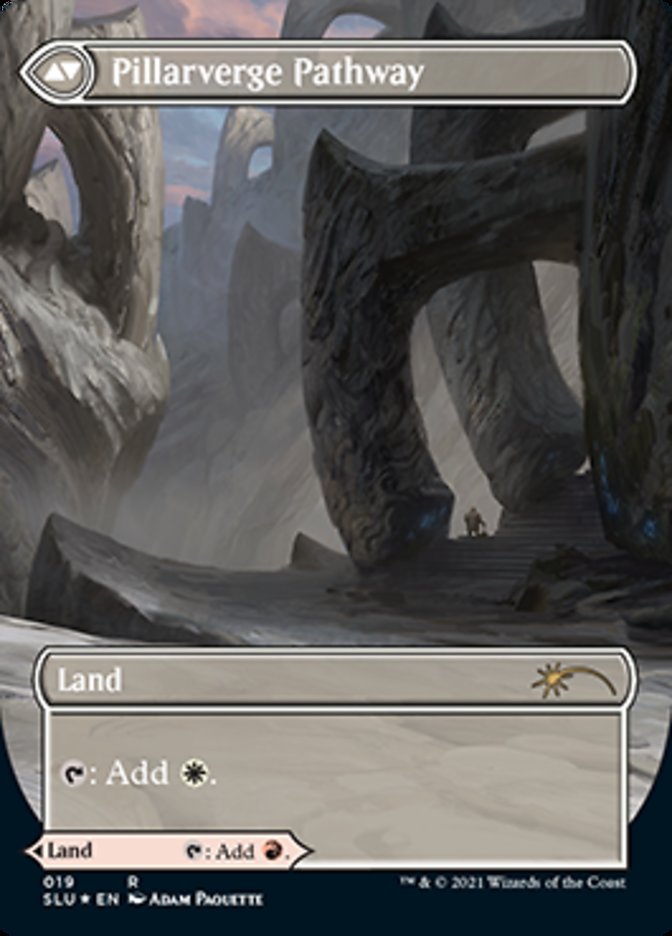 Chemin aiguillon / Chemin pilon (Sans bordure) [Secret Lair: Ultimate Edition 2]