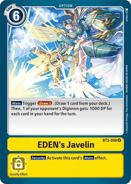 Jabalina de Edén [BT2-098] [Versión 1.5 del Booster Especial de Lanzamiento]