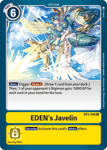 Jabalina de Edén [BT2-098] [Versión 1.5 del Booster Especial de Lanzamiento]