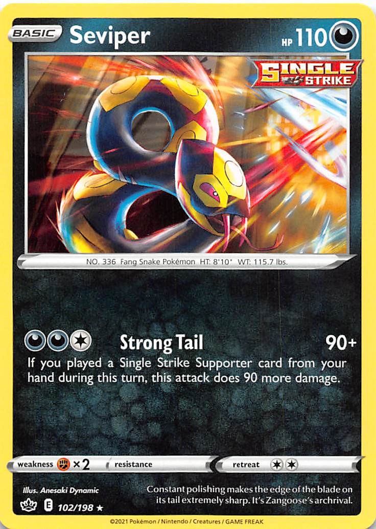 Seviper (102/198) [Espada y Escudo: Reinado Helado]