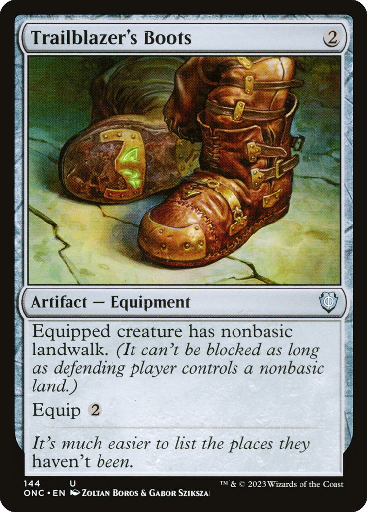 Bottes de pionnier [Phyrexia : Tout deviendra un Commander]