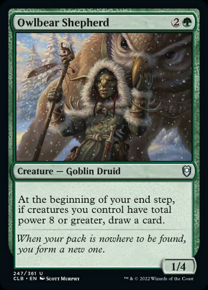 Berger d'ours-hibou [Commander Legends: Battle for Baldur's Gate]