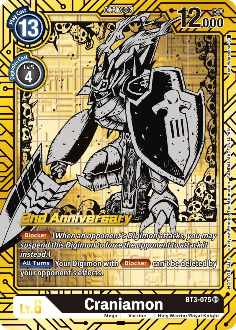 Craniamon [BT3-075] (Set de cartas del 2º aniversario) [Promociones del sobre especial de lanzamiento]