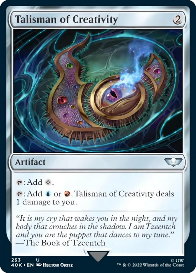 Talisman de Créativité [Warhammer 40,000]