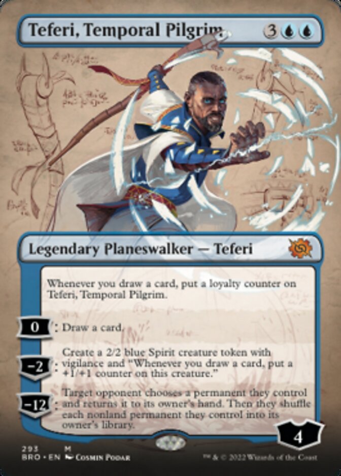 Teferi, pèlerin temporel (Illustration alternative sans bordure) [La Guerre des frères]