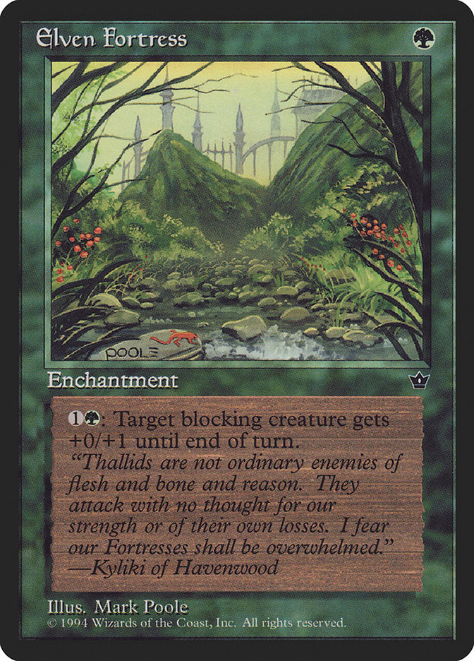 Forteresse elfe (Mark Poole) [Fallen Empires]