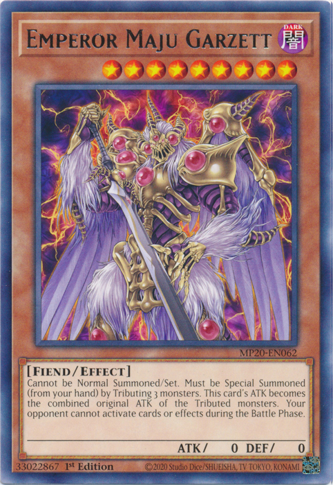 Empereur Maju Garzett [MP20-FR062] Rare