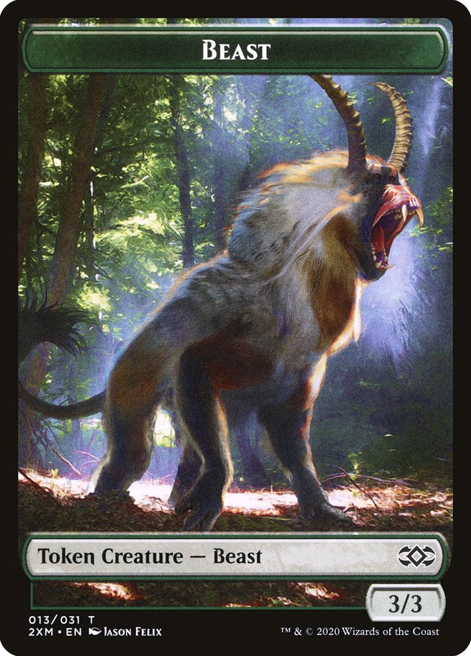 Jeton Bête [Marqueurs Double Masters]