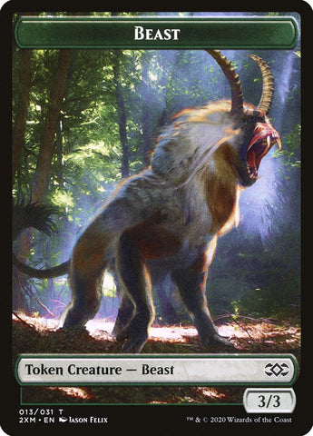 Ficha de bestia [Double Masters Tokens]