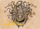 Observateur maléfique (Showcase) Carte artistique (Signature estampée à l'or) [Donjons & Dragons : Aventures dans les Royaumes Oubliés Série d'illustrations]