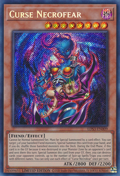 Necrofear Maudite [LDS3-FR009] Secret Rare