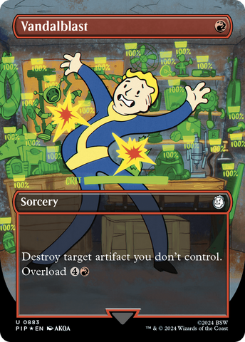 Vandalblast (sin borde) (foil iridiscente) [Fallout]