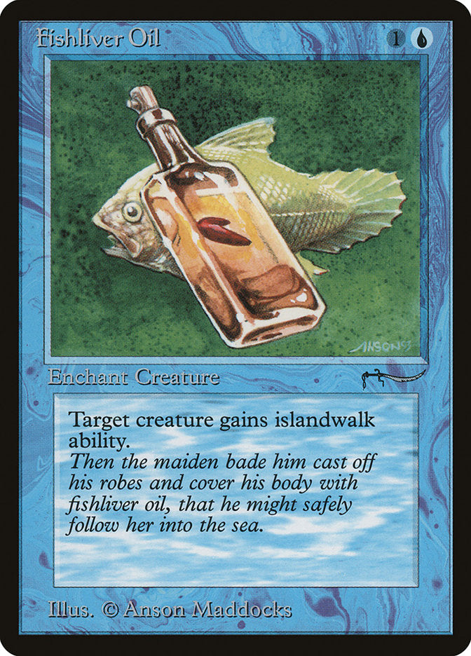 Huile de foie de poisson (Coût en mana sombre) [Arabian Nights]