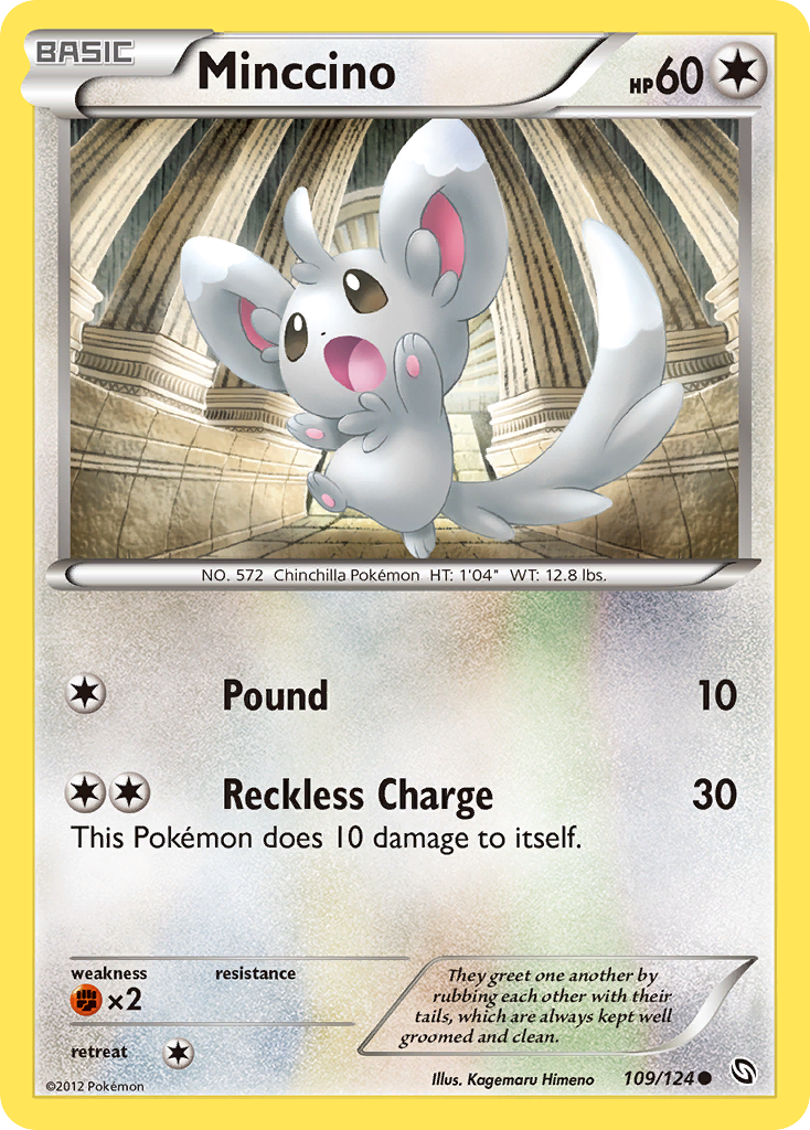 Minccino (109/124) [Negro y Blanco: Dragones Majestuosos]