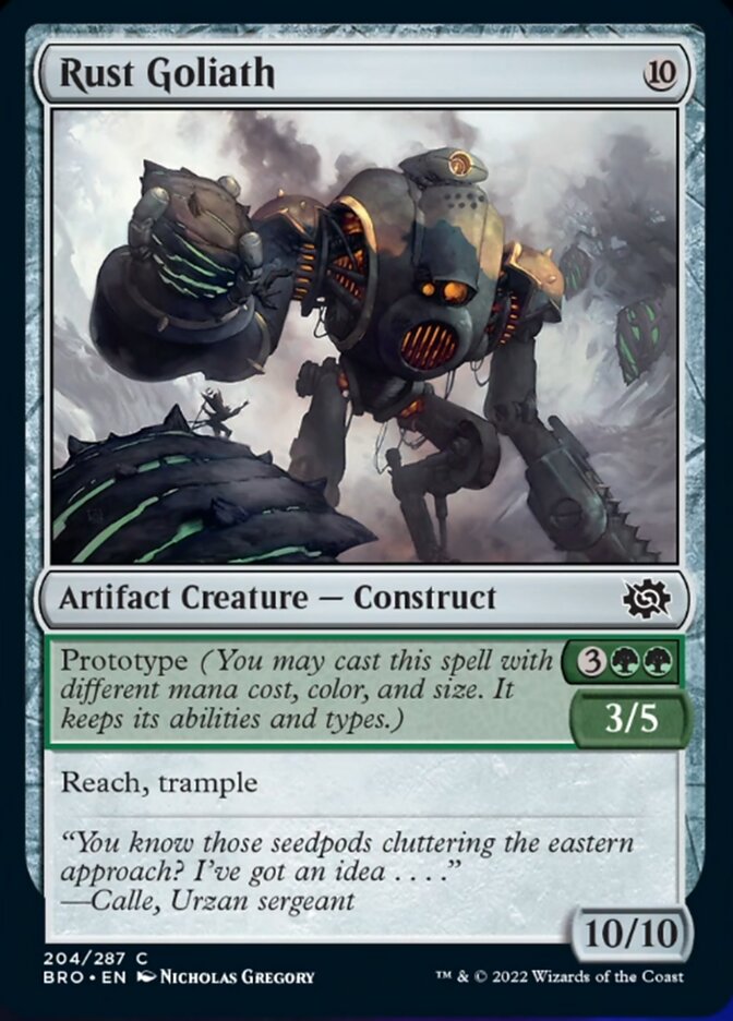 Gólem Oxidado [The Brothers' War]