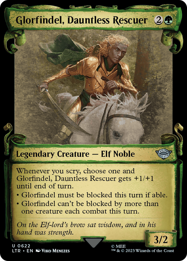 Glorfindel, le valeureux sauveur [Le Seigneur des Anneaux : Contes de la Terre du Milieu — Parchemin illustré]