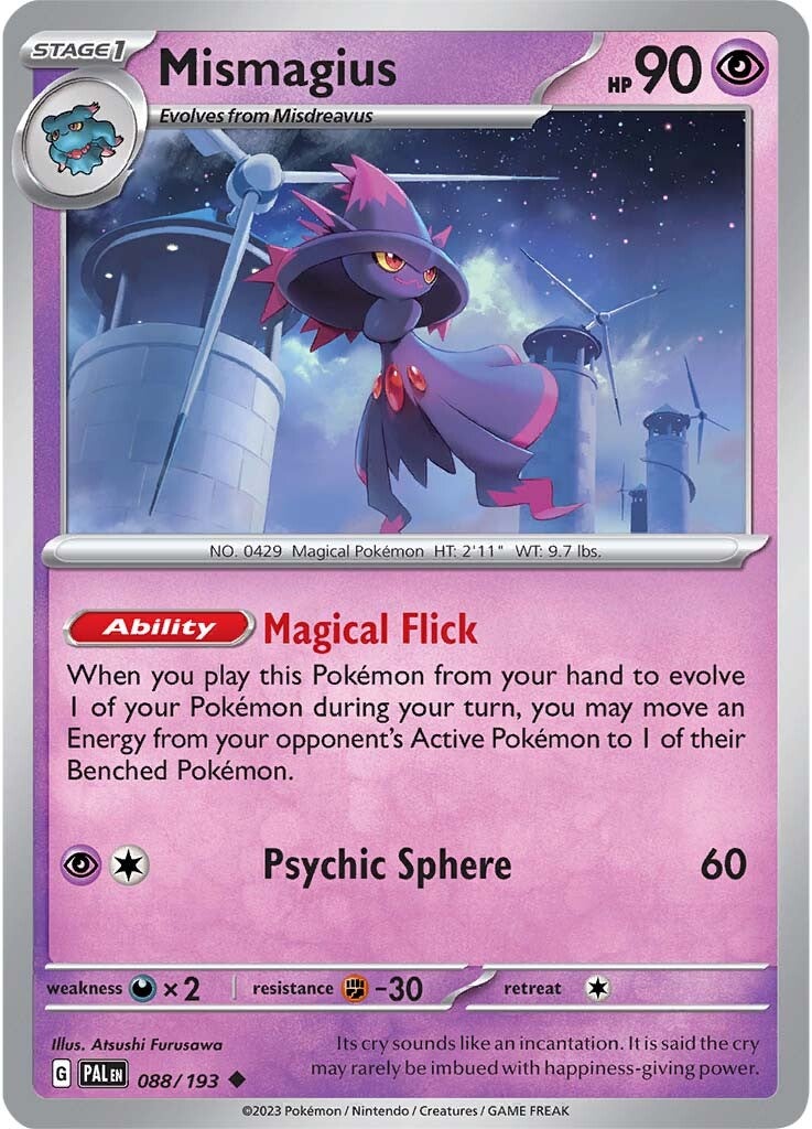 Mismagius (088/193) [Escarlata y Púrpura: Evolución en Paldea]
