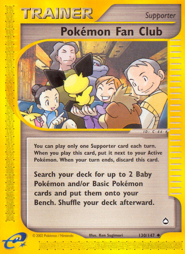 Club des Fans de Pokémon (130/147) [Aquapolis]