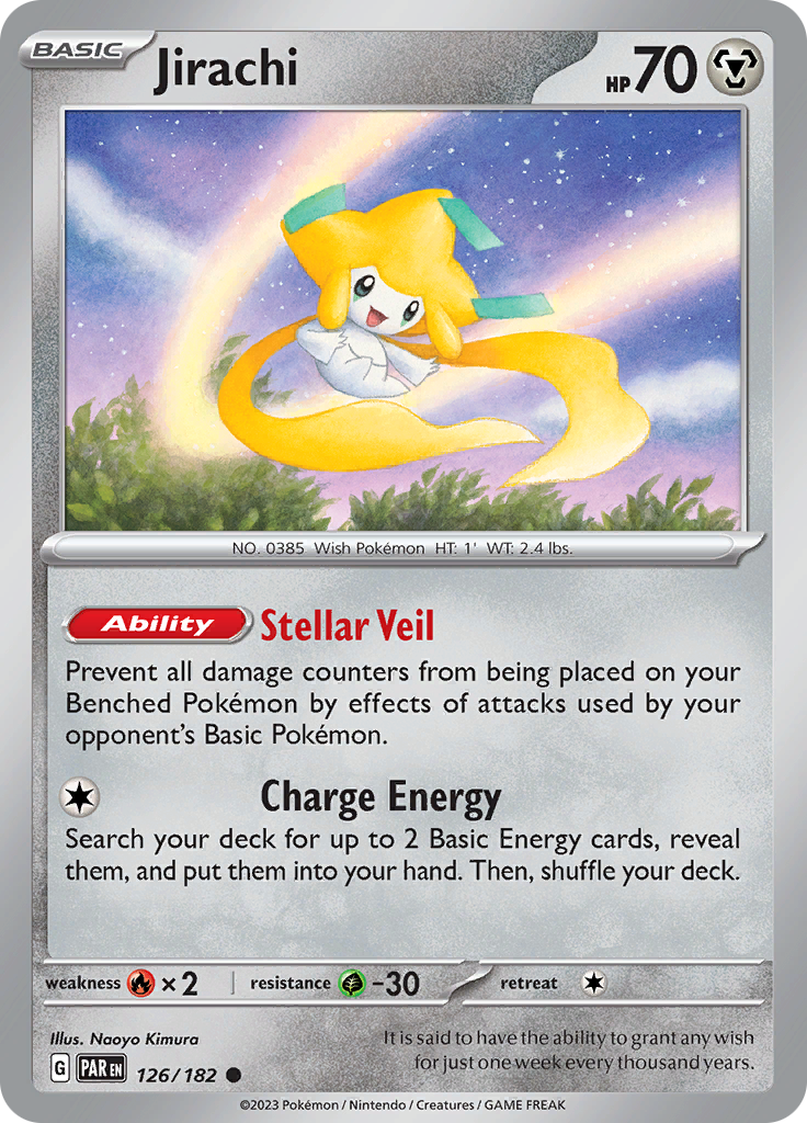 Jirachi (126/182) [Écarlate et Violet : Faille Paradoxe]